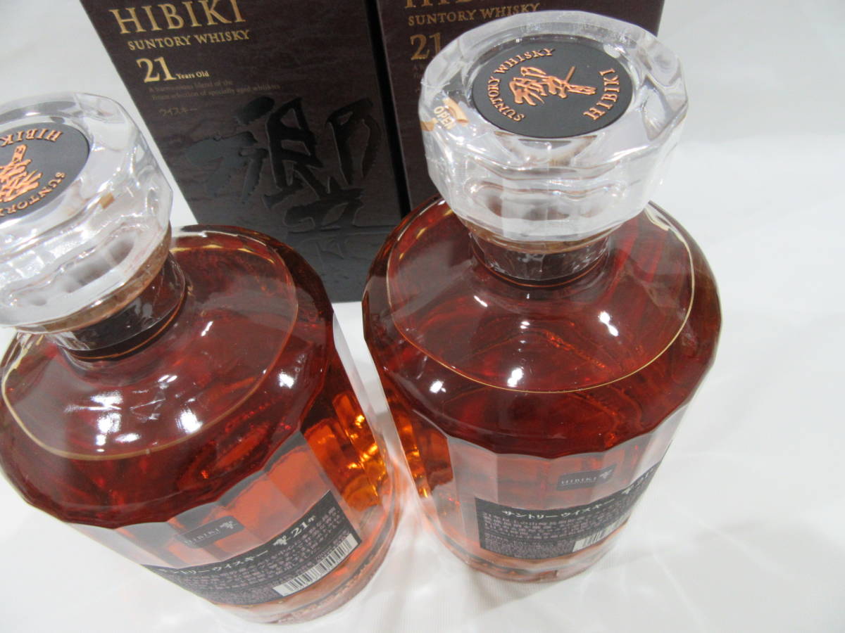 未開栓 サントリー ウイスキー 響 21年 700ml×2本 700ml 響 サントリー