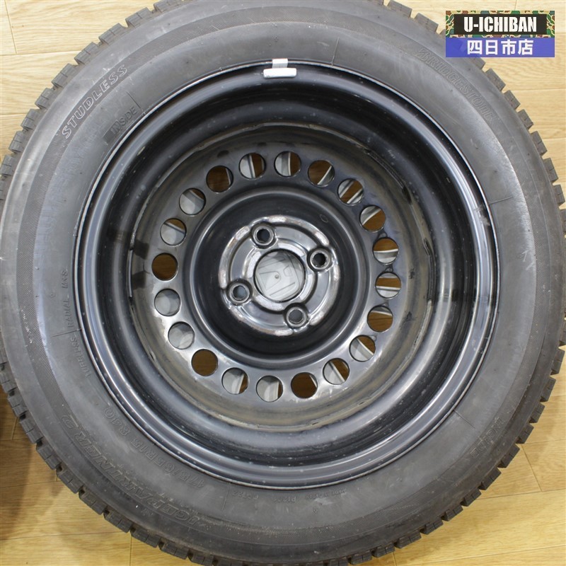 溝タップリ ホンダ GE系フィット 純正スチールホイール 15インチ×5.5 +