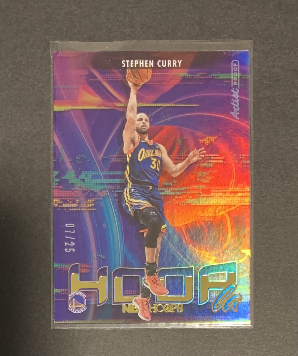 2021-22 Hoops NBA Stephen Curry Warriors 25枚限定 Insert Hoopla 