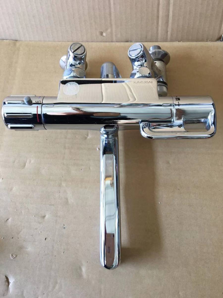  カクダイ サーモスタットシャワ混合栓/174-323K 展示品 現状 011802(浴室用水栓、金具)｜売買されたオークション情報、yahooの商品情報をアーカイブ公開 - オークファン バス、浴槽