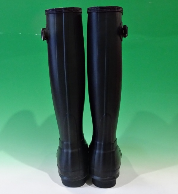 廃盤　美品　Hunter ハンター　レインブーツ　23.0 ブラック ☆中古 美品 ハンターHUNTER レディース レインブーツ Original Tall