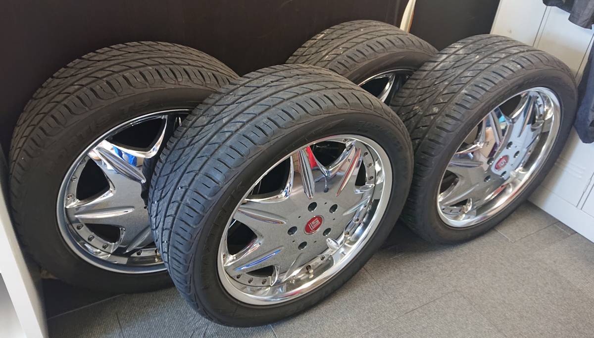 work LS 22インチ タイヤセット （22インチ 中古 アルミホイール + 
