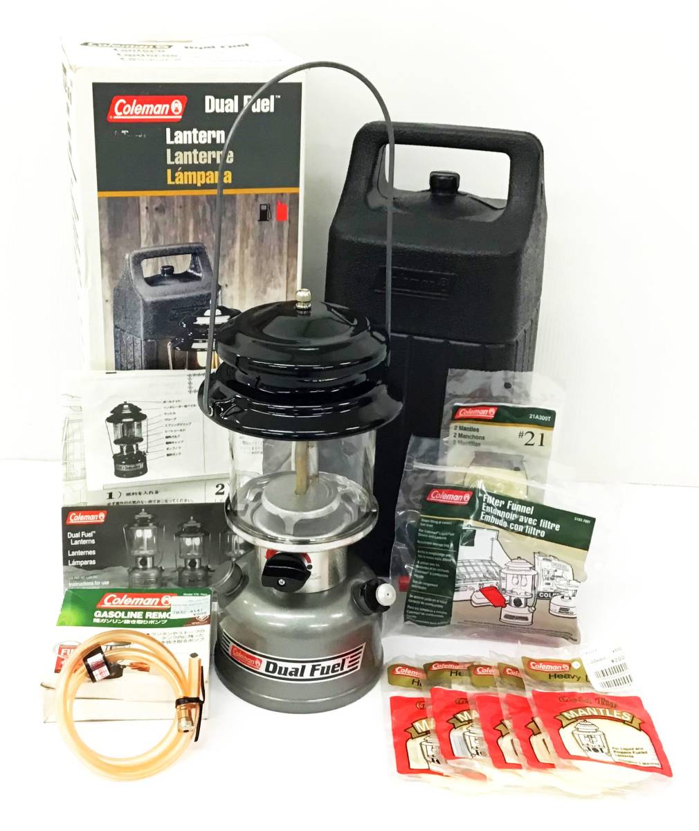 整備済み 試用のみ Coleman ランタン 285-746T Dual Fuel ツー 整備済み 試用のみ Coleman ランタン 285-746T Dual Fuel ツー