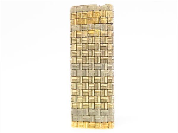 ◇◇Cartier カルティエ ガスライター 編み込みデザイン メッシュ 