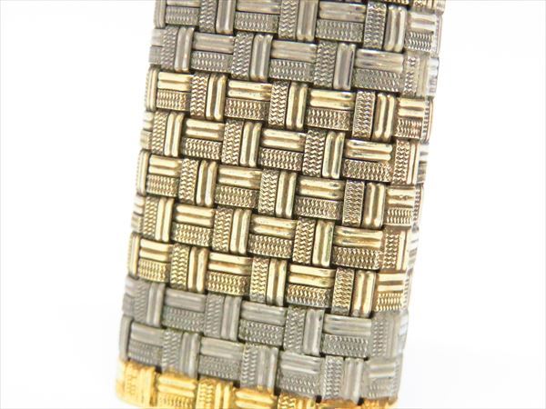 ◇◇Cartier カルティエ ガスライター 編み込みデザイン メッシュ 