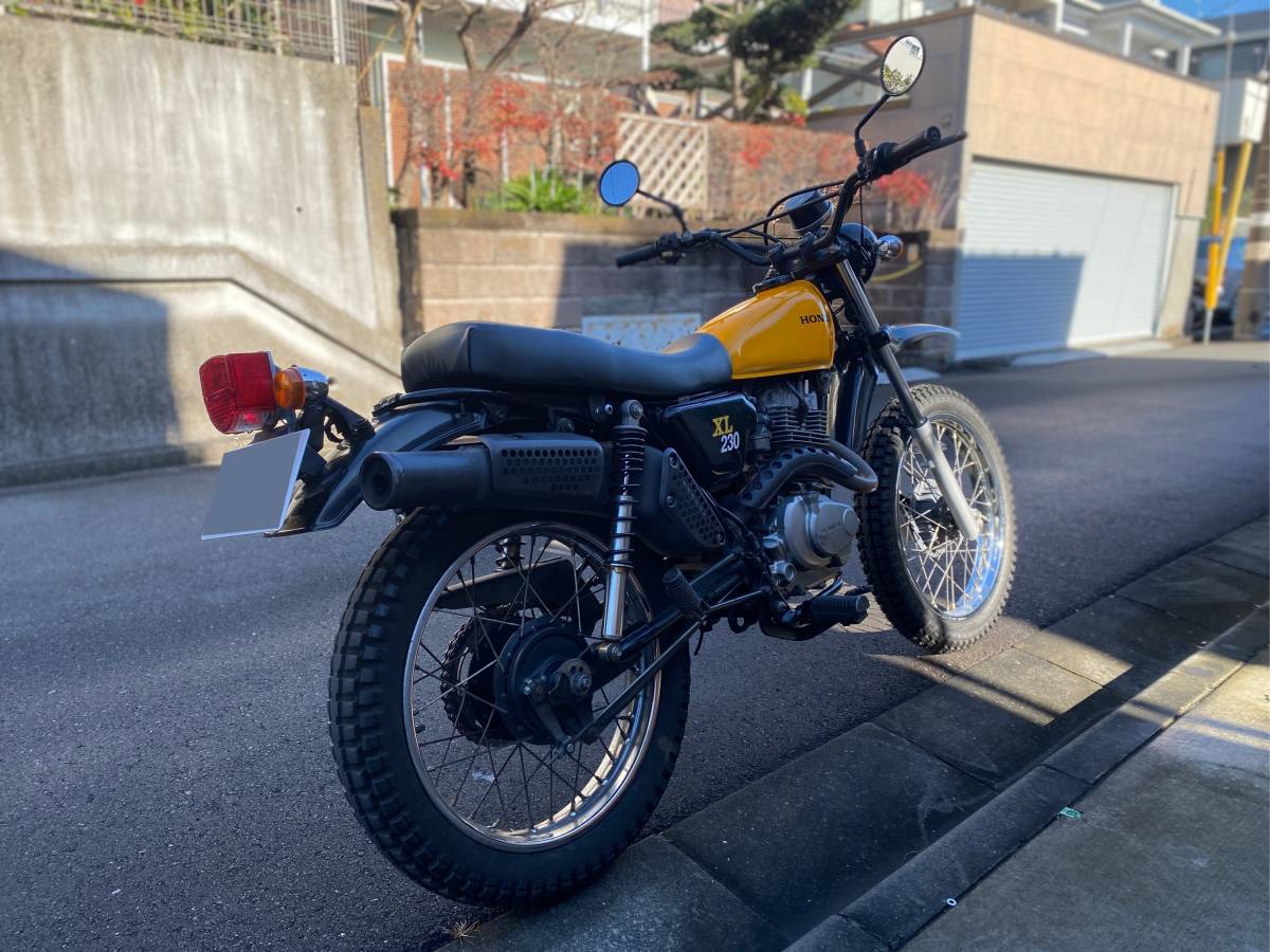 HONDA XL230 MC36 2002年 VMX オフロード モトクロス 実働 車体 程度 