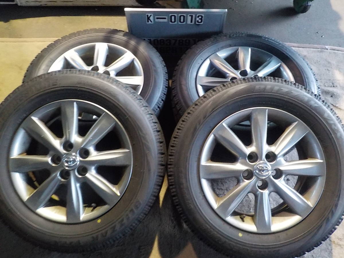 【お買い得，セール】 K-0013スタッドレス屋195/65R15トヨタアルミ付き４本 6J 100 5穴 +45 ⑯ 本州(スタッドレスタイヤ)｜売買されたオークション情報、yahooの商品情報をアーカイブ公開 - オークファン 5穴