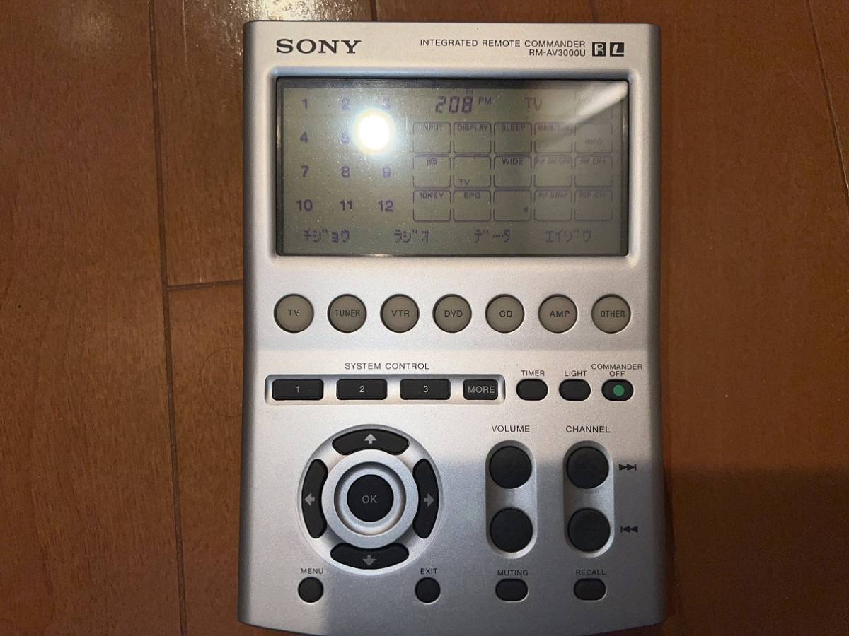 SONY RM-AV3000U 学習機能付多機能リモートコマンダー 【公式通販】