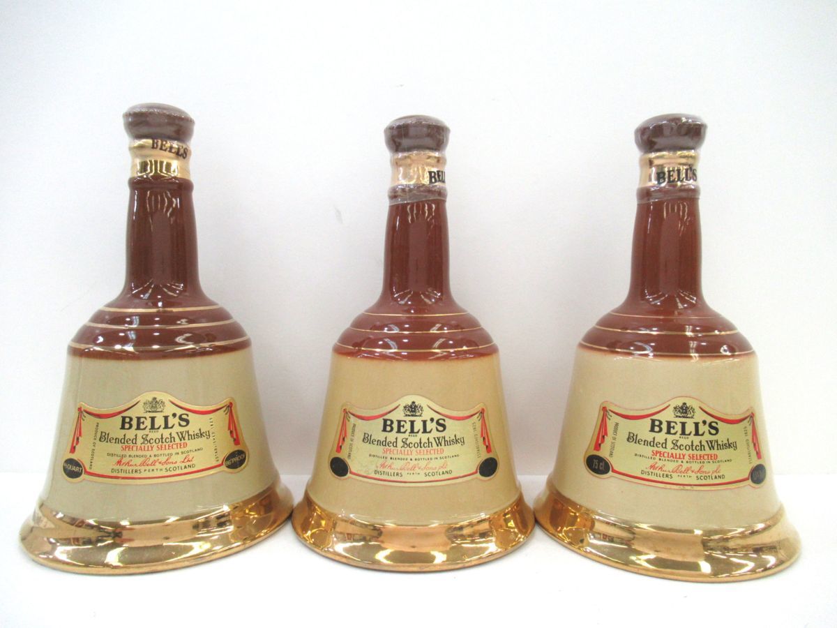 古酒　BELL'S ブレンデッドスコッチウイスキー 3本セット 古酒 3本セット BELL'S ベルズ ベル BLENDED SCOTCH WHISKY ブレン