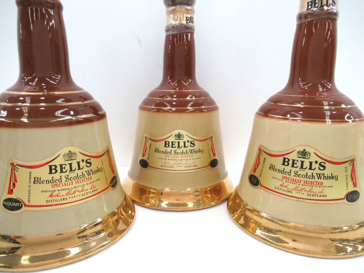A1140-2/ベルズ ブレンデッドスコッチウイスキー 3本セット/750ml/ A1140-2⁄ベルズ ブレンデッドスコッチウイスキー 3本セット⁄750ml