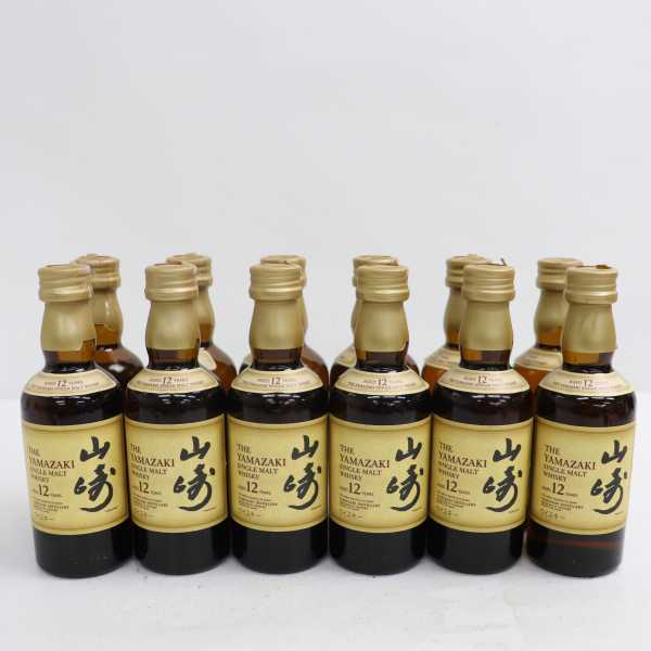 山崎 12年 ミニチュアボトル 6本セット SUNTORY サントリー 送料無料 SUNTORY 山崎 12年 50ml ミニボトル 6本SET シングル