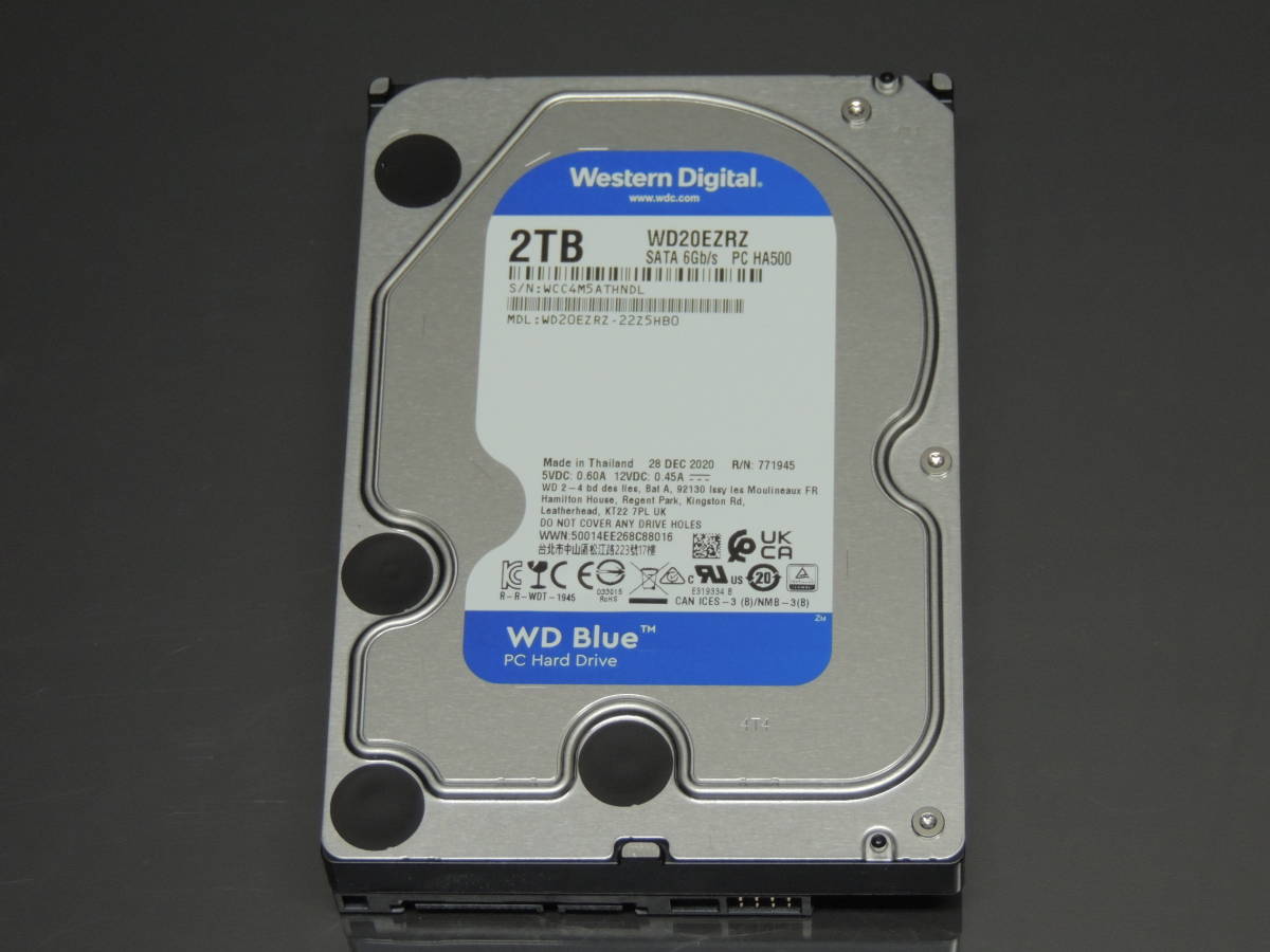 2TB Western WD20EZRZ Digital SATA | 0 RPM BLUE 64MB WD20EZRZ-RT WD