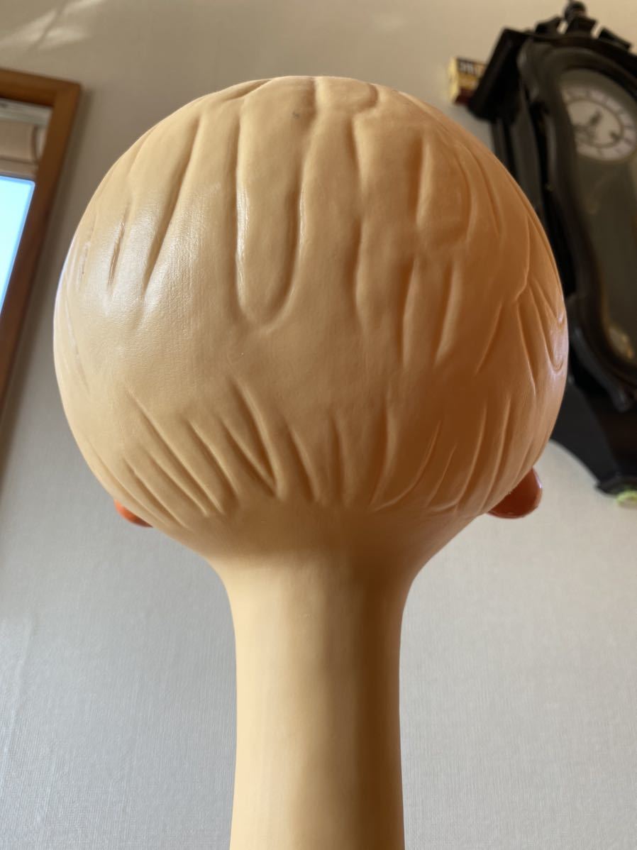 当時物 ヘッドマネキン ツィギー ツィッギー TWIGGY 店舗什器 帽子