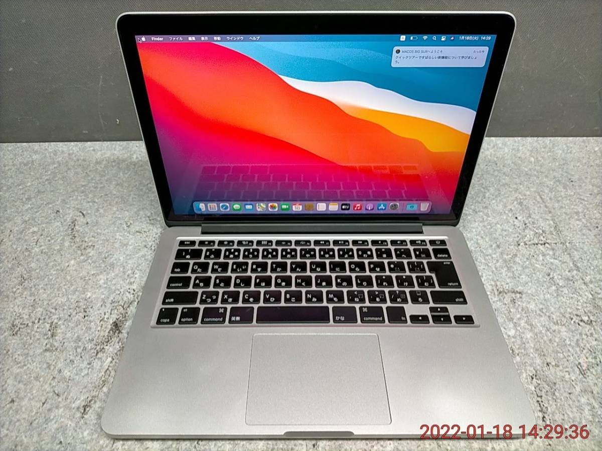 MacBook Pro A1502 Apple Core Intel SSD 8GB i5 | – Retina 1.5GB RAM 