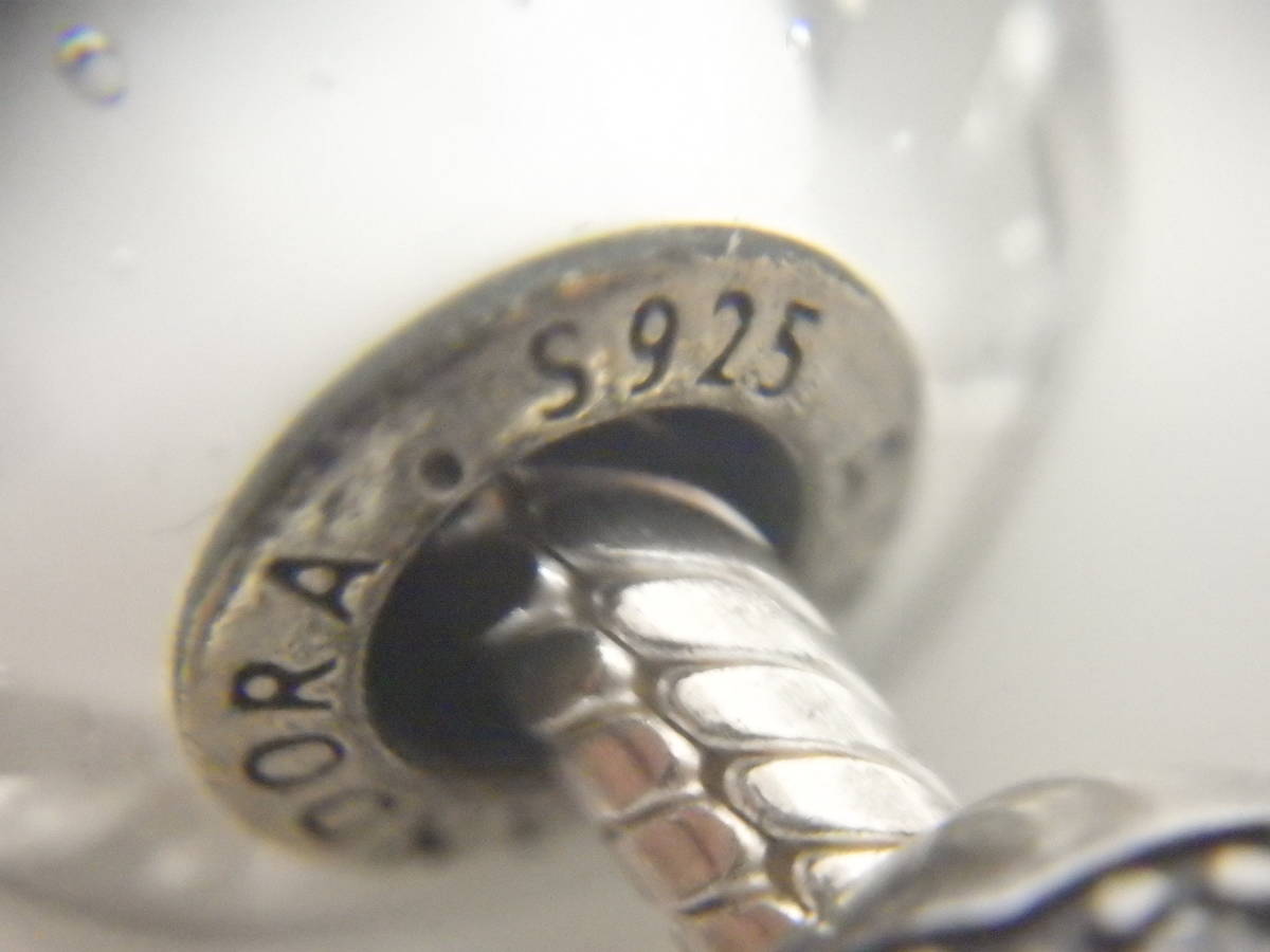 ◇◇◇◇8249 PANDORA パンドラ SV925 チャーム付き ブレスレット 箱有