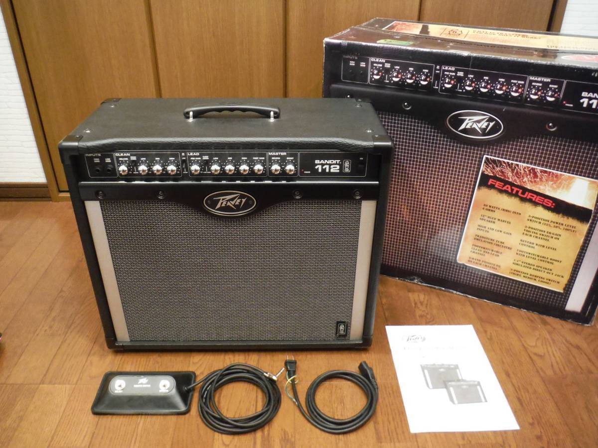 Peavey BANDIT 112 80W フットスイッチ付き 状態良好！