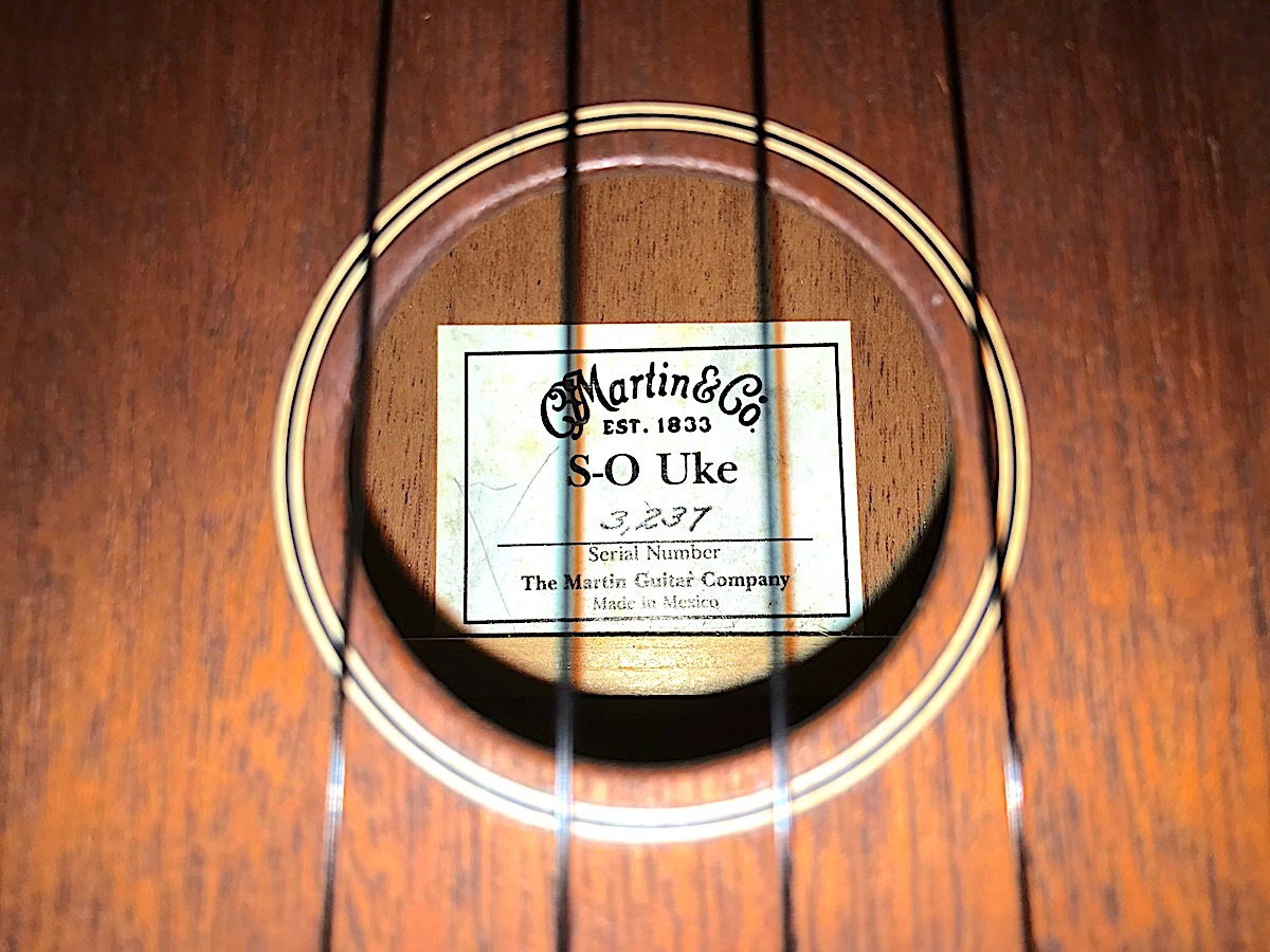 Martin S-0 UKE マーチン ソプラノ ウクレレ GOTOH UPT ペグ換装 新弦  