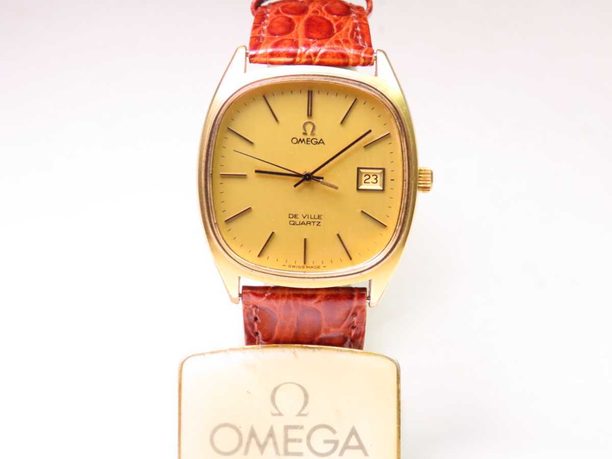 □♪稼働 電池新品 メンズ ビンテージ 高級超レア！ OMEGA オメガ