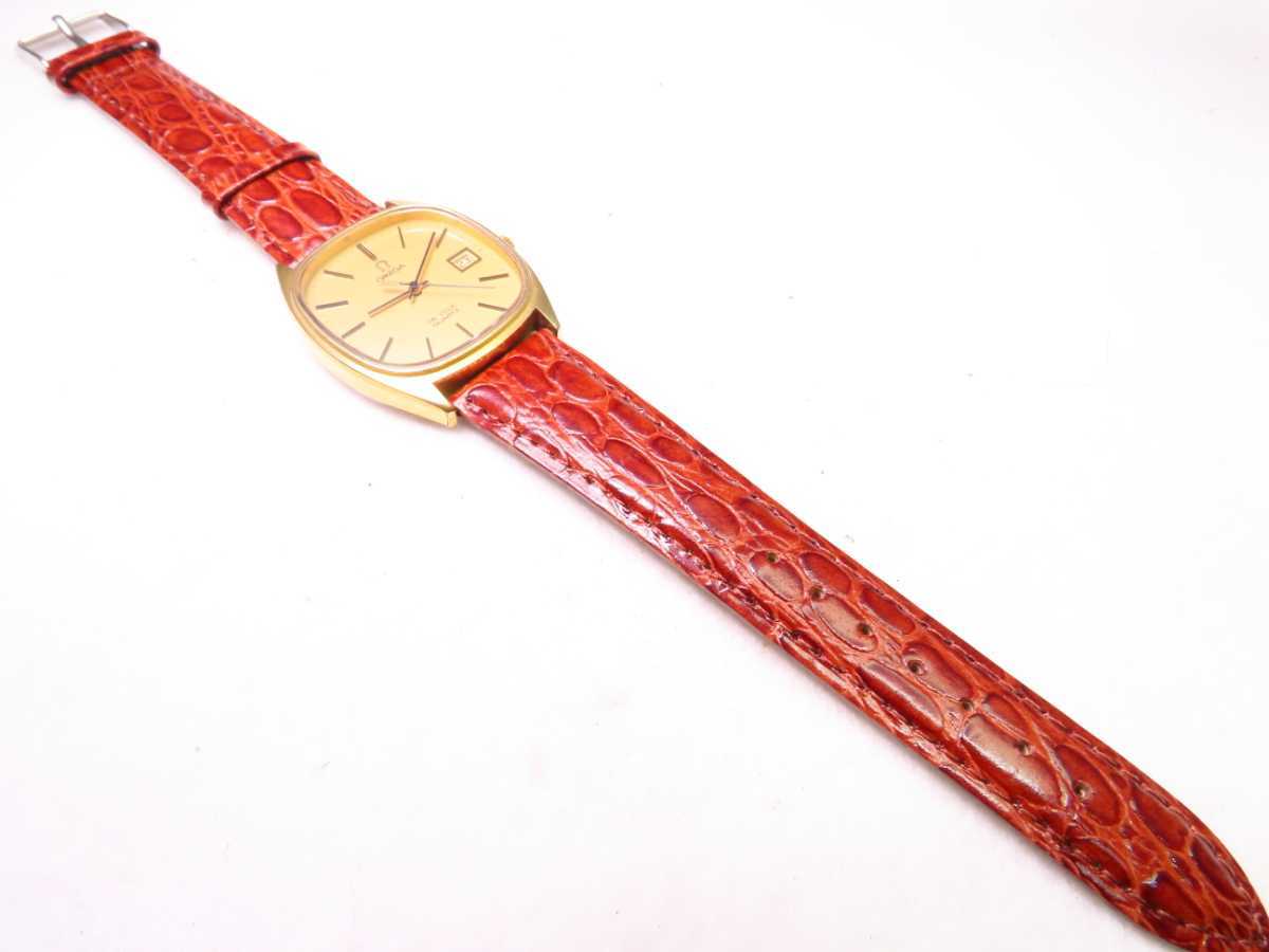 □♪稼働 電池新品 メンズ ビンテージ 高級超レア！ OMEGA オメガ 