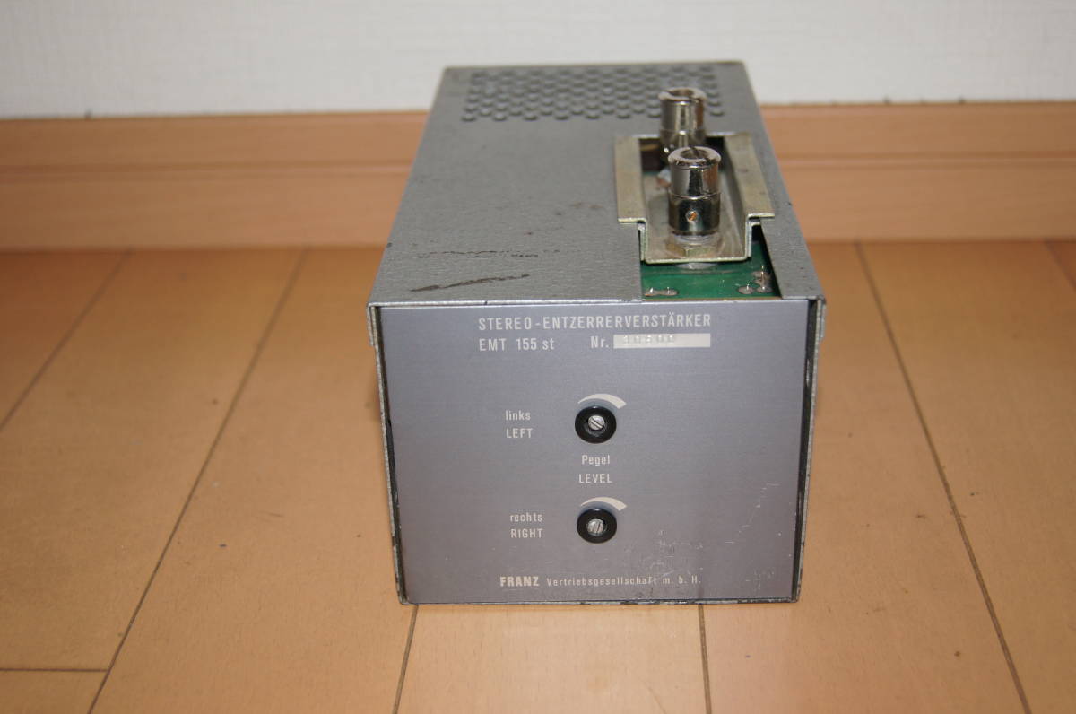 ☆★☆ EMT 155st イコライザーアンプ　☆★☆ EMT 155st 930st 中古オーディオ 高価買取・販売 ハイファイ堂