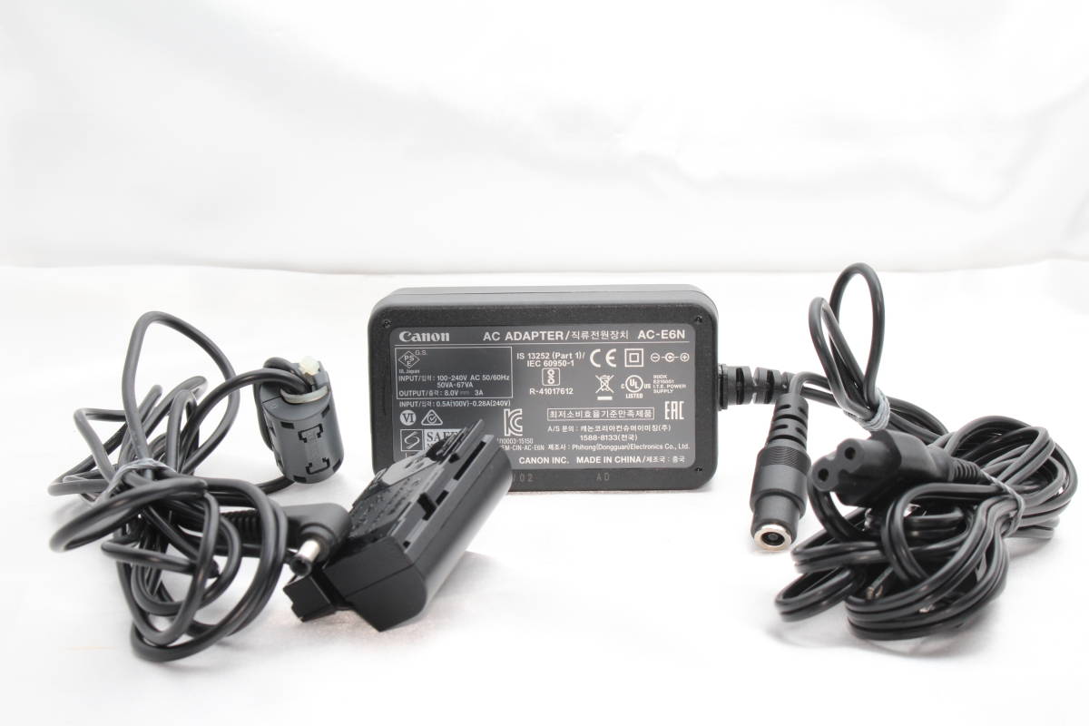 ☆【純正】 Canon ACK-E6 ACアダプターキット DR-E6 DCカプラー AC-E6N