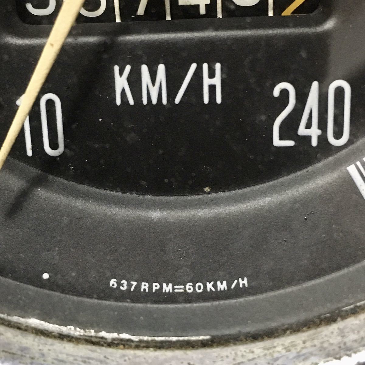 当時物 関東精機 240km KANTO SEIKI TOKYO 車種不明 637RPM＝60KM/H 旧