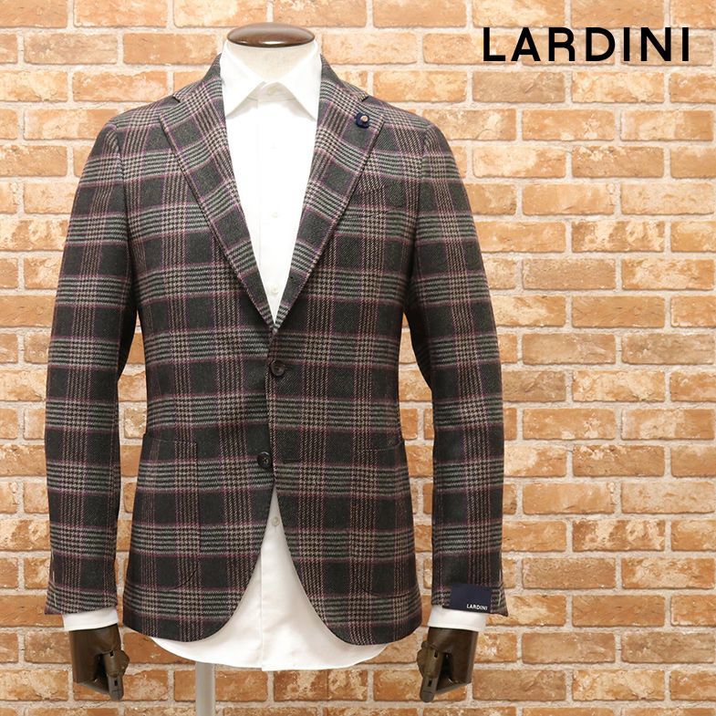 1円/20-21AW/LARDINI/52サイズ/ジャケット イタリア製 IMO526AQ ウール