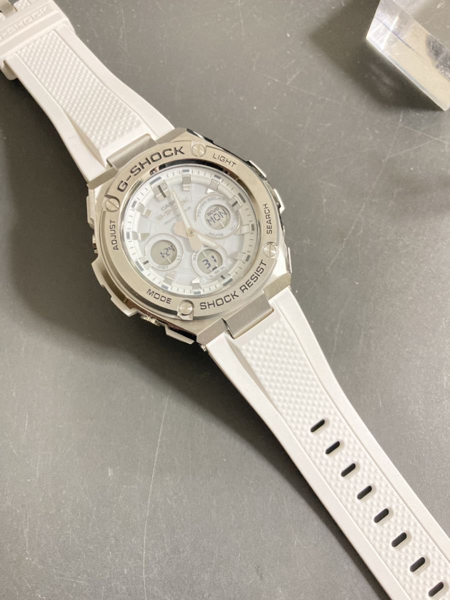 極美品 箱説付G-SHOCK GST-W310-7AJF G-STEEL Gスチール タフソーラー 
