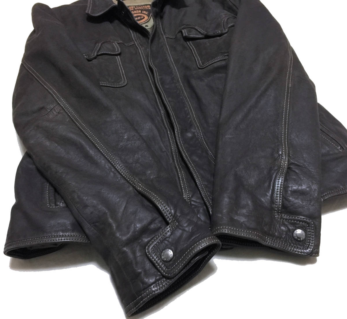 CHEVIGNON シェビニオン トルコ製 ROADMASTER 牛革 レザー 中綿 