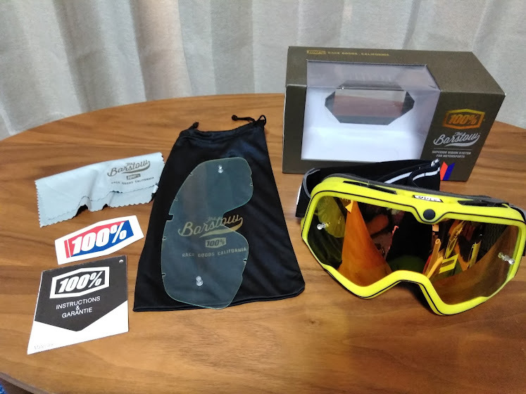 100% BARSTOW ゴーグル 付属品完備 100% BARSTOW ゴーグル 正規品 バーストゥ 100% ゴーグル | 100