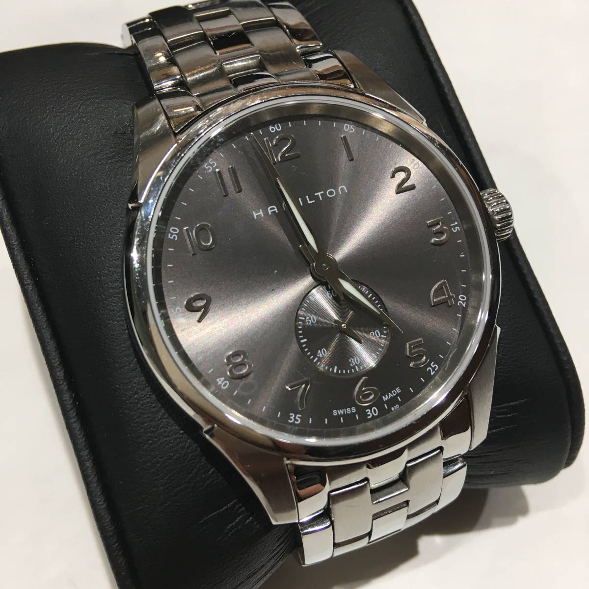 HAMILTON ハミルトン ジャズマスター H384110 クォーツ 腕時計 併0135 