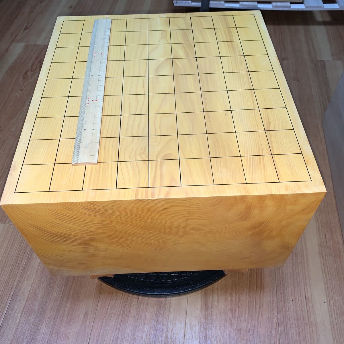 No.14005 将棋盤 木製 将棋盤 日向本極(カヤ)将棋盤 木ウラ6