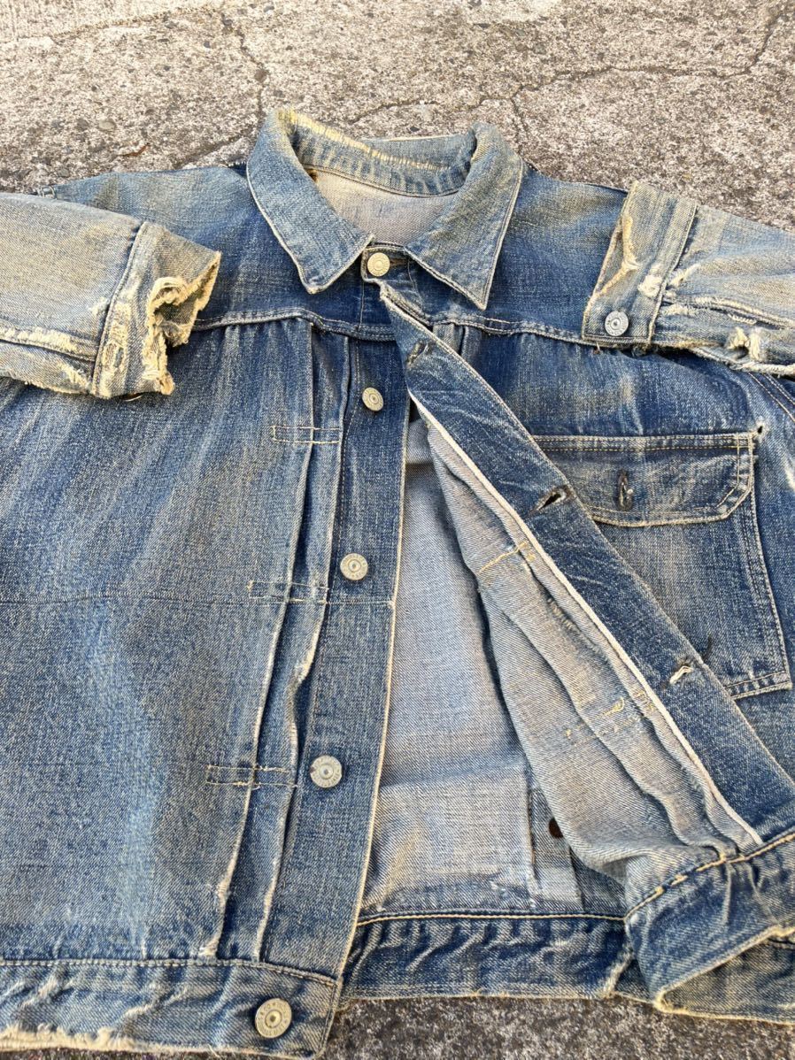 Vintage 40s Levis 506XX 1st SOLIDE 百合シンチバック デニム