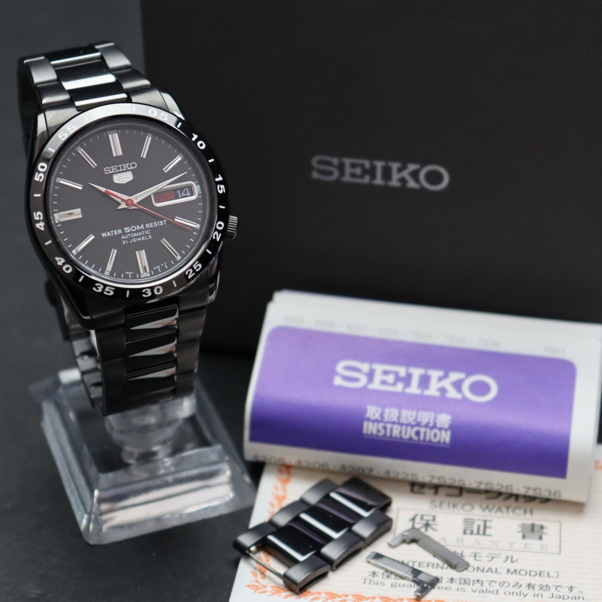 SEIKO 5 セイコー ファイブ 7S26-02T0 自動巻き 21石 裏スケ スペイン
