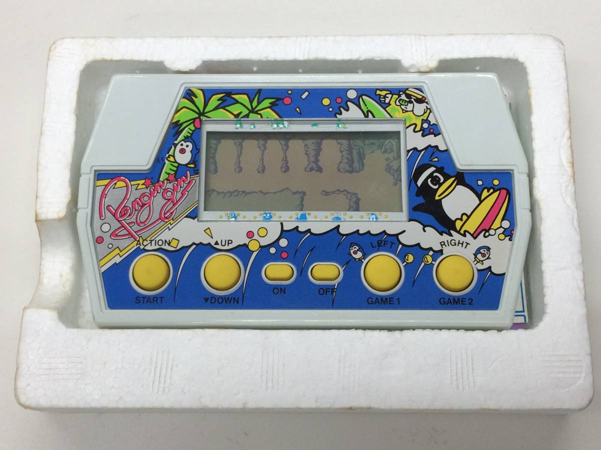 HB390) 動作品 タカクトイス ペンギンギン 箱説明書付き LSI 電子 