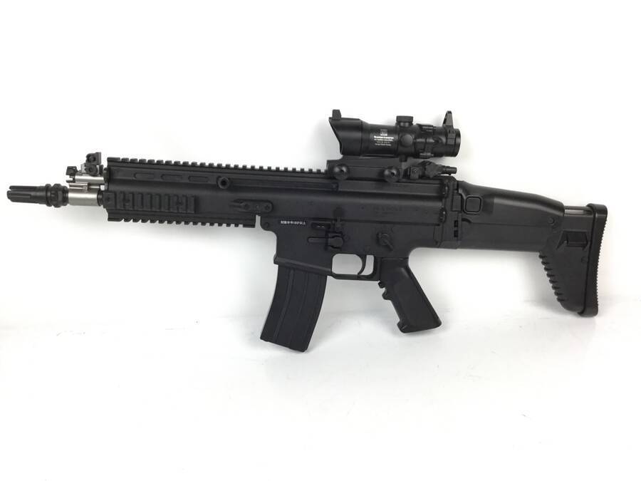 SCAR-L 電動ガン マガジン4本 スコープ付き TOKYO MARUI 東京マルイ SCAR-L CQC 電動ガン スコープ/マガジン装備