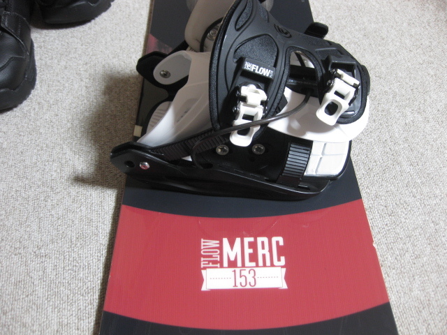 FLOW MERC スノーボード 153cm × FLOWビンディングセット スノーボード