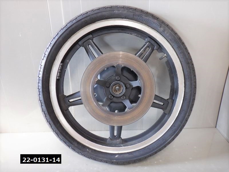 Y　cb250T フロントホイールのみ CB400T CB250T フロントホイール HONDA HAWK ホークII 当時物 [22-0131