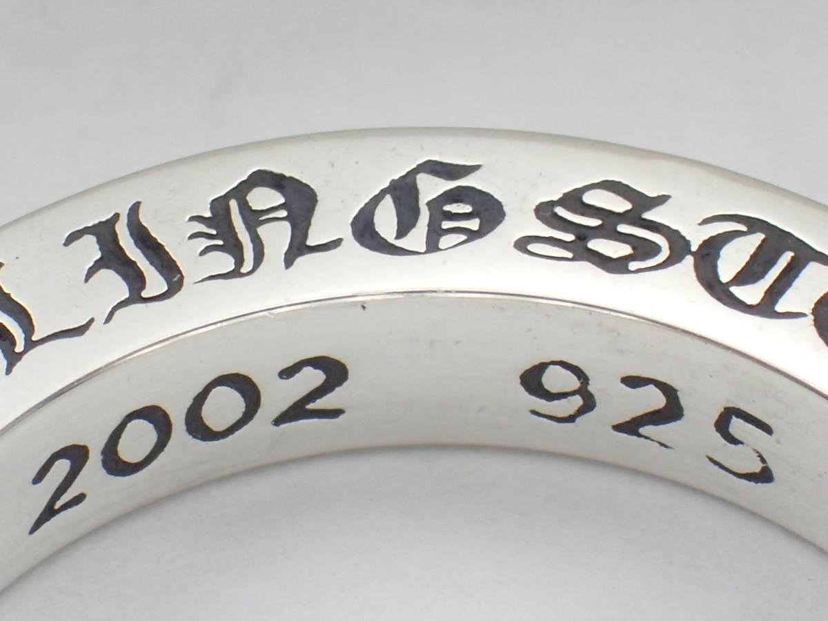 正規品CHROME HEARTS 　3㎜SPACERリップタンリング11号 