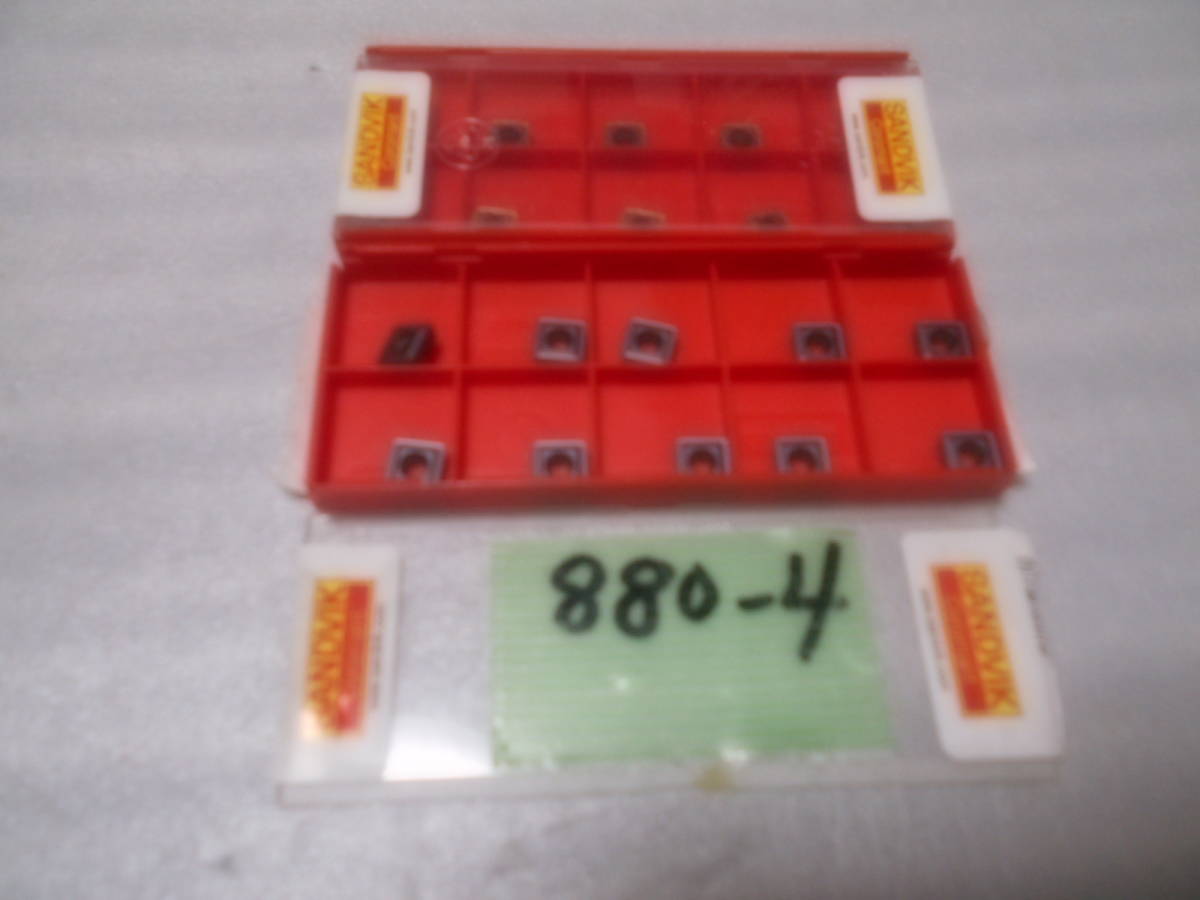 【数量限定，送料無料】 SANDVIK サンドビック Ｕドリル チップ 880-04 内側＆外側 = 各10枚(消耗品)｜売買されたオークション情報、yahooの商品情報をアーカイブ公開 - オークファン 鉄工用