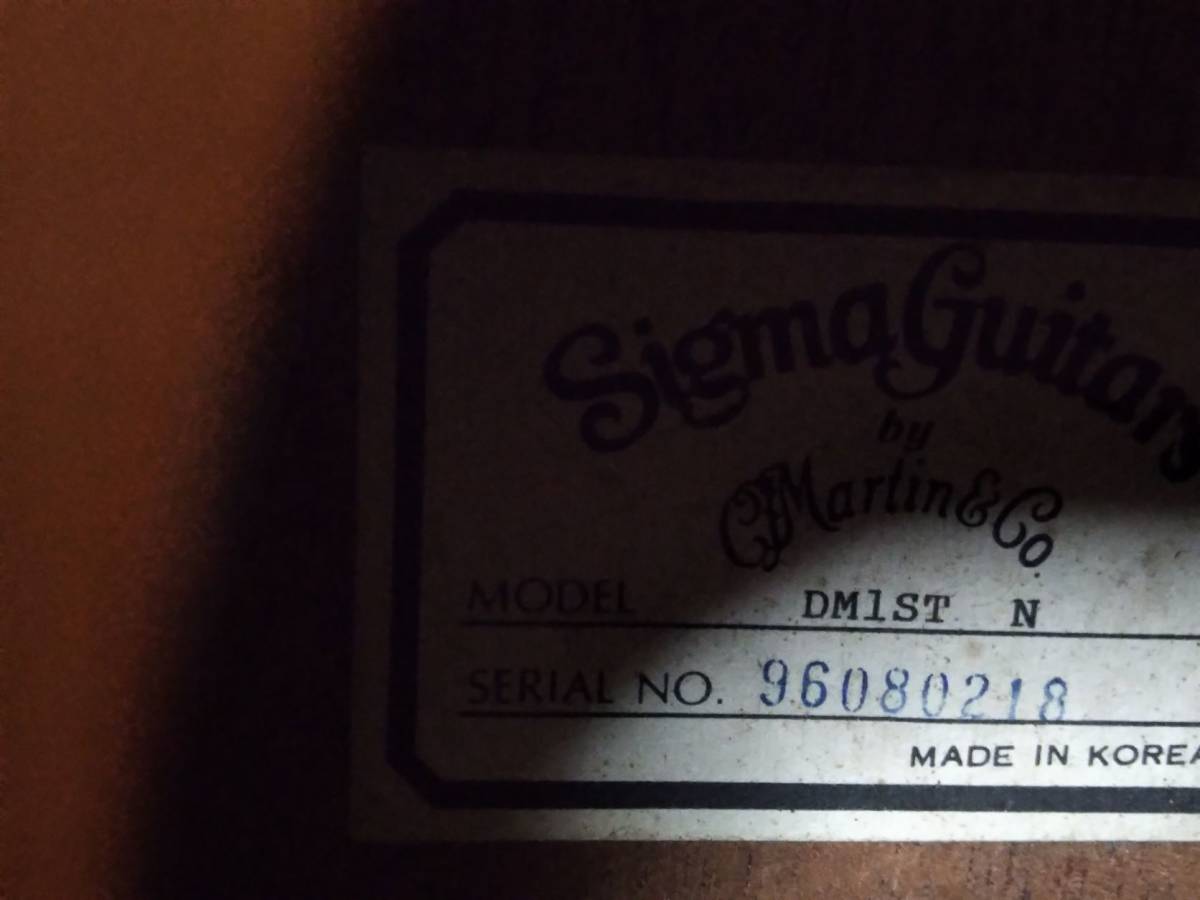 Sigma Guitars by Martin DM-1ST シグマギター アコースティックギター