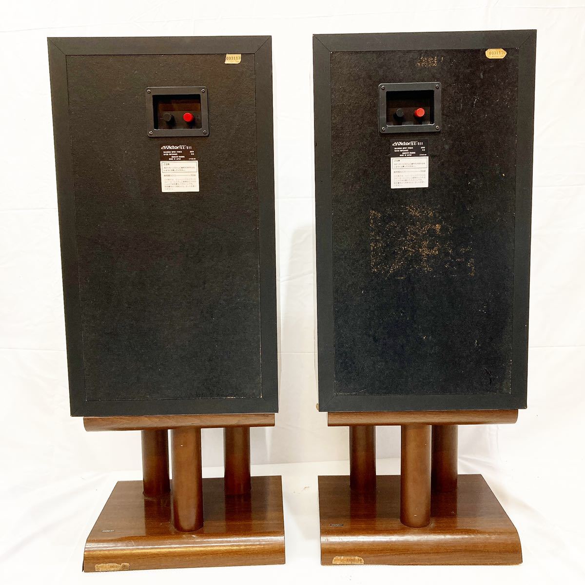 動作品 Victor ビクター 3wayスピーカー SX-511 ペア スタンド付き