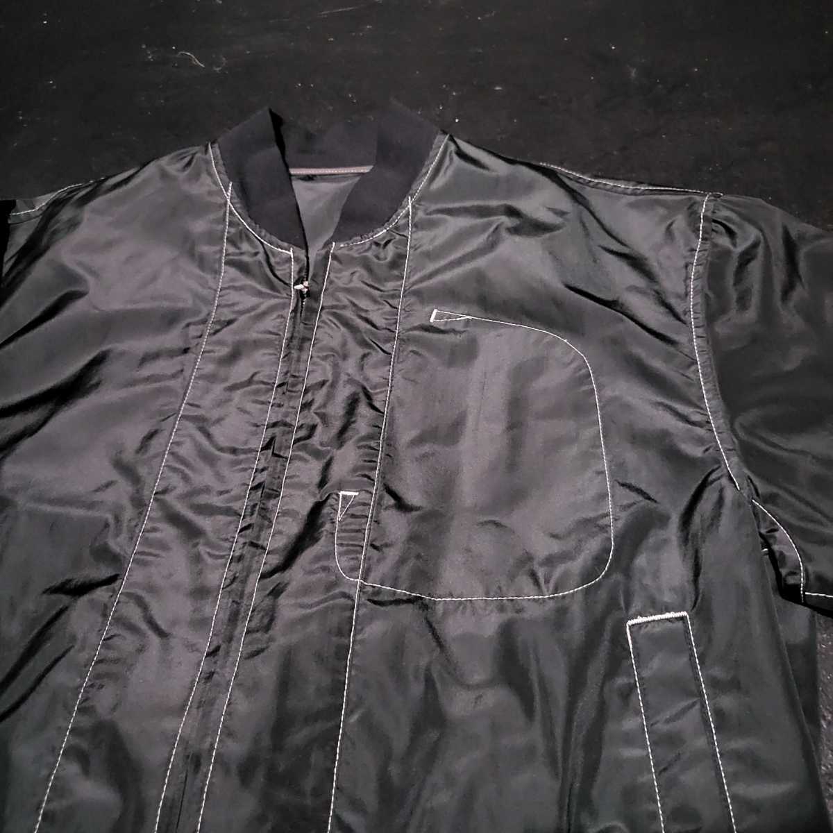 COMME des GARCONS HOMME AD1990 ロゴプリント ナイロン ボンバー 