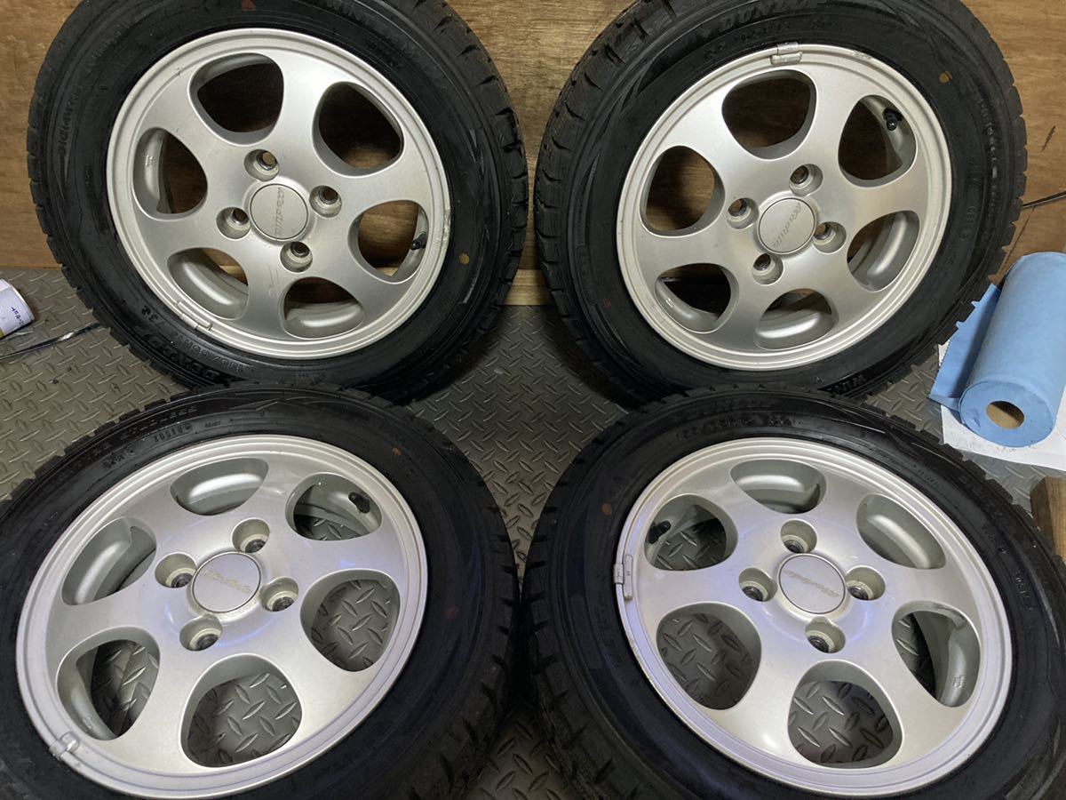 バリ山 ホンダ モデューロ 13インチ 4J PCD100 4穴 ET40 ハブ径56 