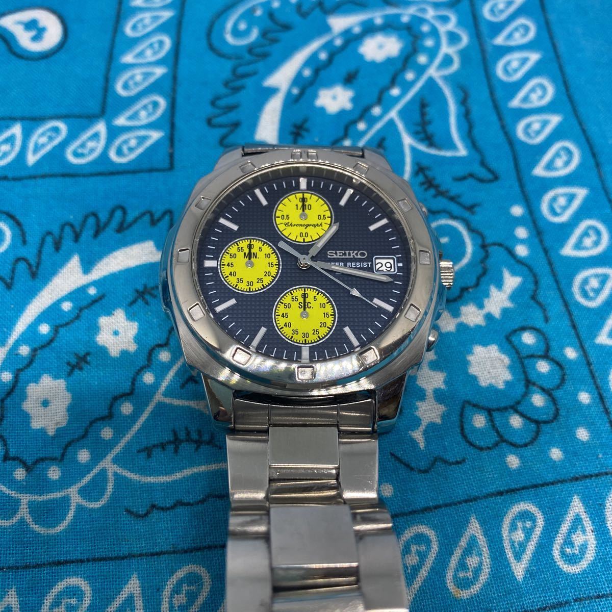セイコー クロノグラフ SEIKO 良品 QUARTZ クォーツ セレクション 7T92