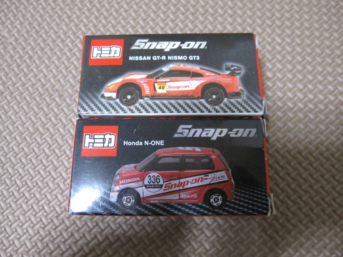 【低価，新作】 Snap-on スナップオン N-ONE/GTRレーシング仕様トミカ２台セット(乗用車)｜売買されたオークション情報、yahooの商品情報をアーカイブ公開 - オークファン 乗用車