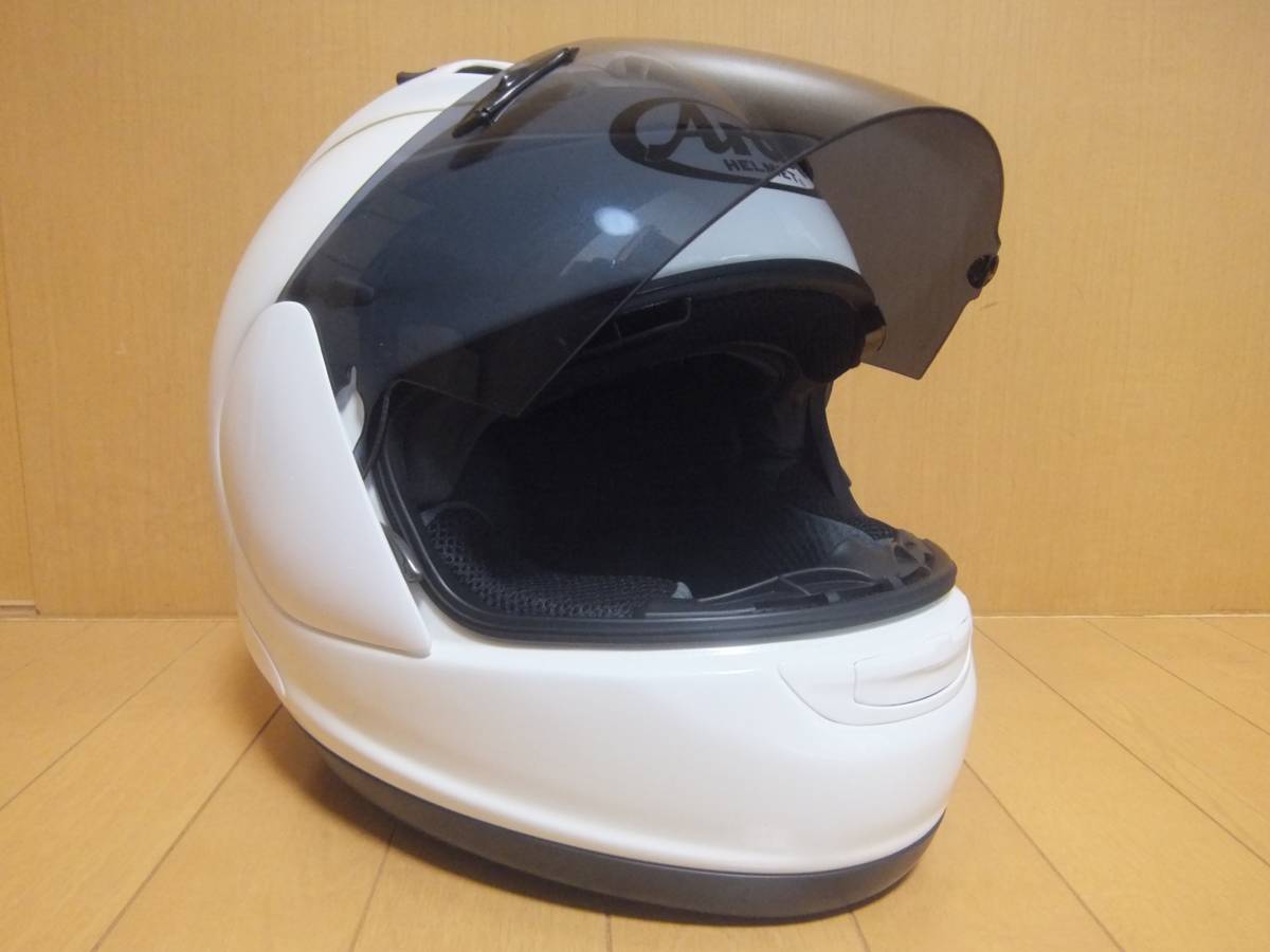 美品 Arai アライ RX-7 RR5 RX-7 RR5 RRV グラスホワイト サイズ