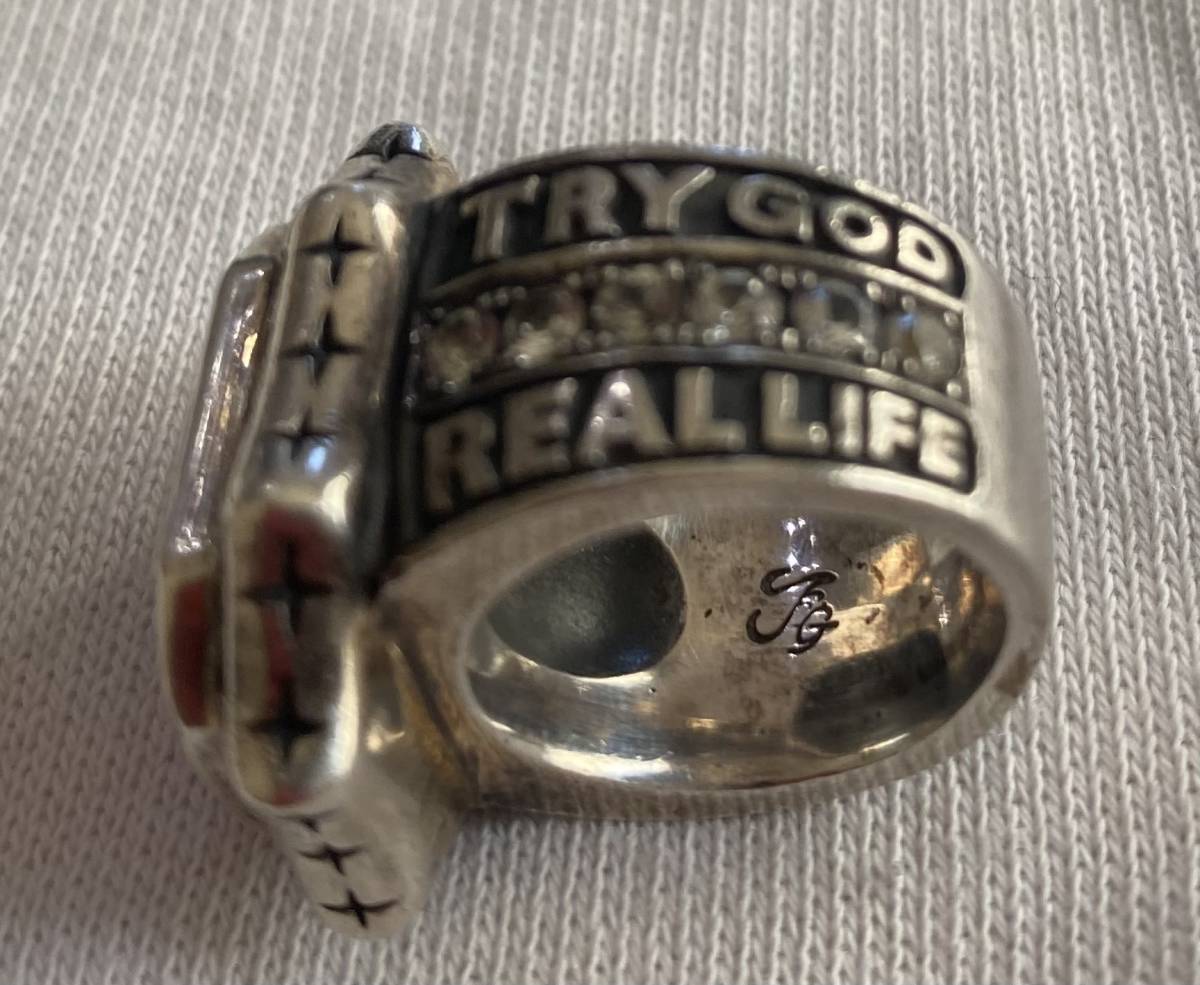 美品】Trygod hiding skull REAL LIFE JUSTICE トライゴッド スカル 