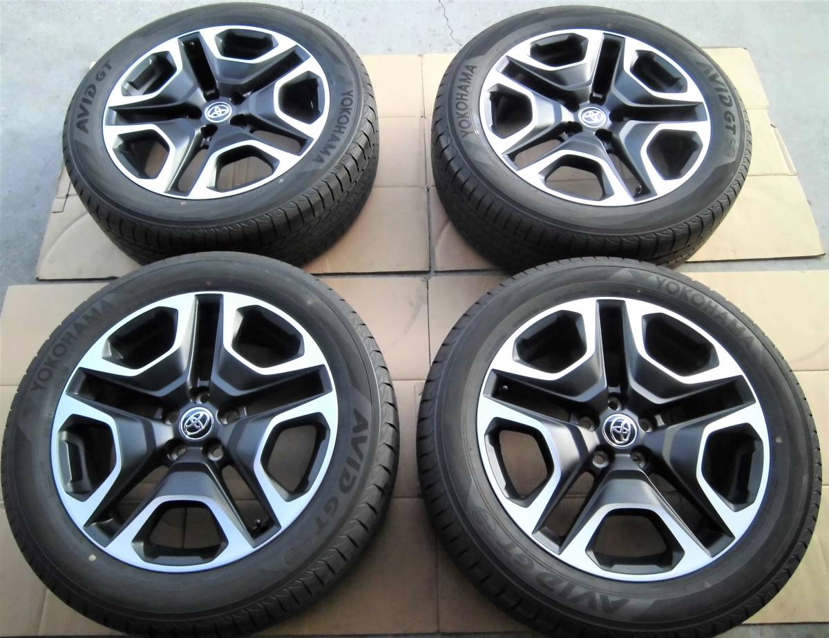 HOT，最新作 RAV4アドベンチャー純正タイヤホイールSET 品 4本 7.5J-19 114.3/5H+40 19x7.5 ヨコハマAVID GT S35 235/55R19 2020年50週ハリアーNX等(ラジアルタイヤ)｜売買されたオークション情報、yahooの商品情報をアーカ 5穴