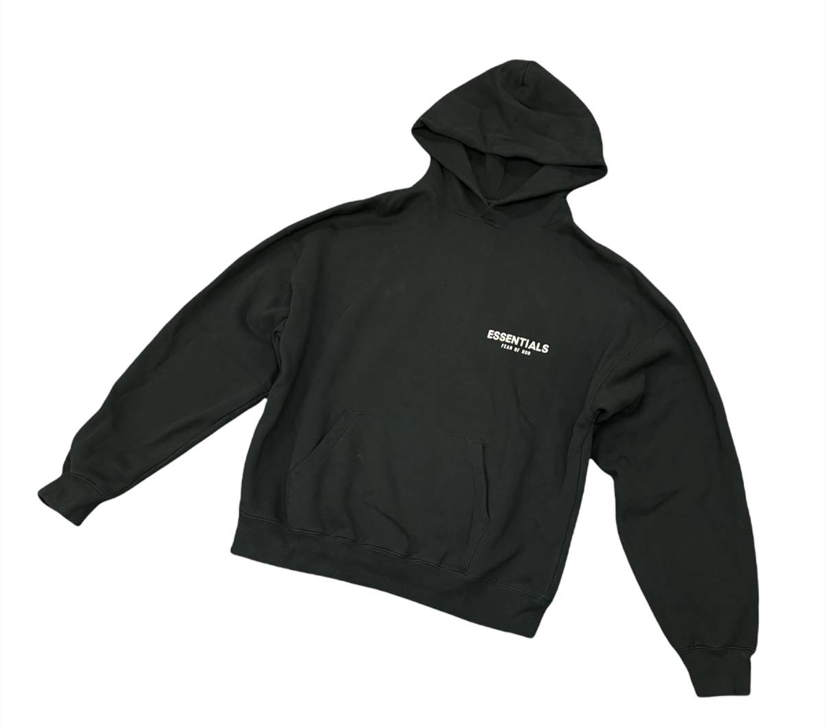 FOG ESSENTIALS 黒 FEAR OF GOD エフオージー M FOG ESSENTIALS（エフ